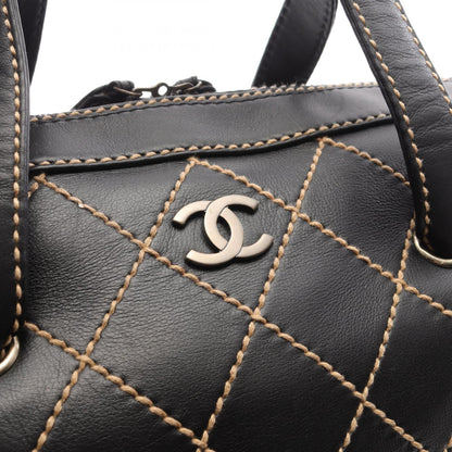 Chanel Wild Stitch Handbag Leather
