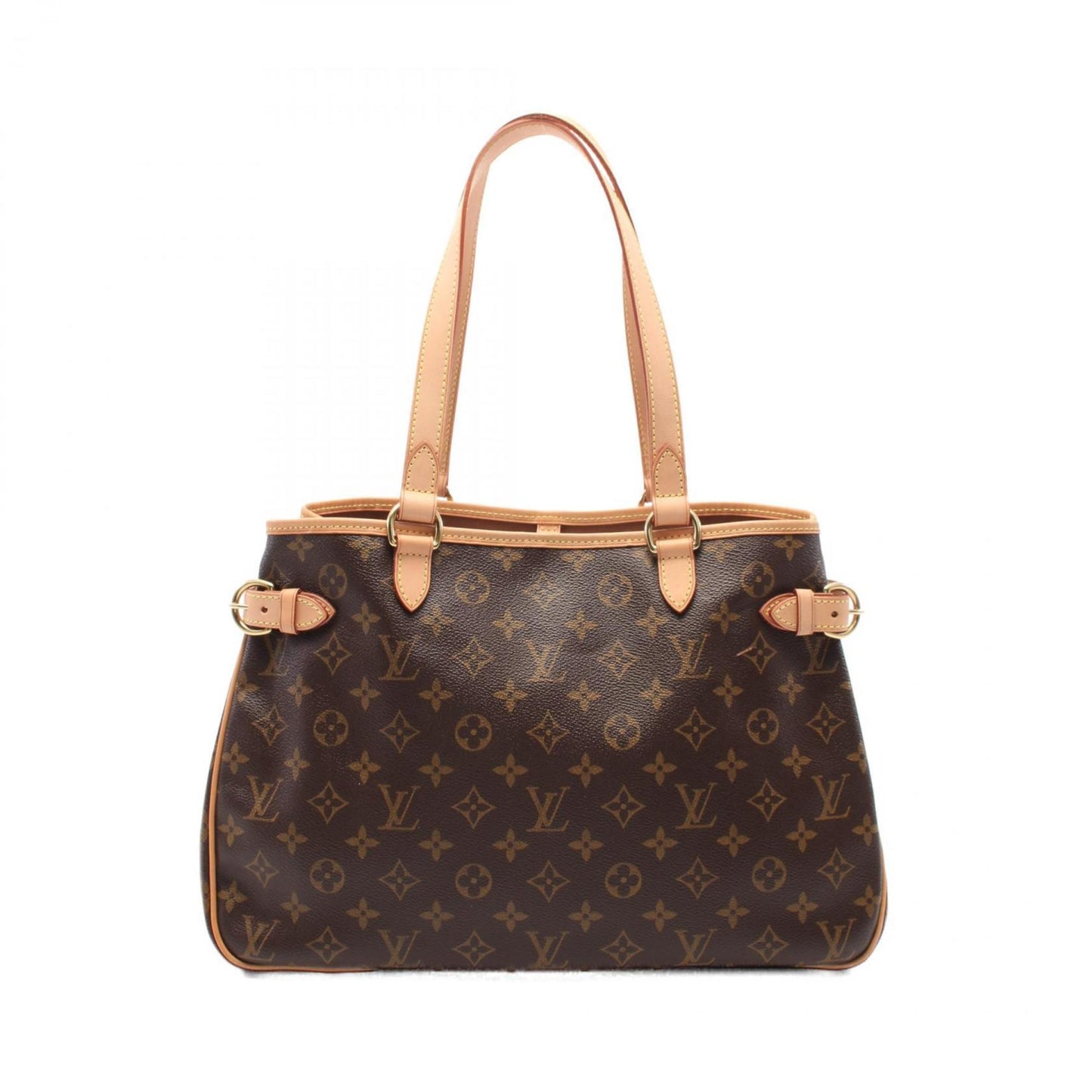 Louis Vuitton Batignolles Horizontal Monogram Shoulder Bag Coated Canvas Leather