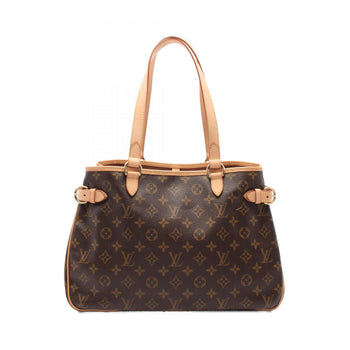 Louis Vuitton Batignolles Horizontal Monogram Shoulder Bag Coated Canvas Leather