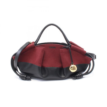 Loewe Paseo Small Handbag Canvas Leather