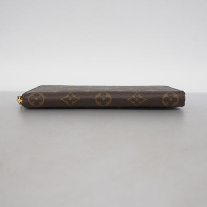 Louis Vuitton Monogram Portefeuille Clemence Long Wallet M60742 Brown Fuchsia