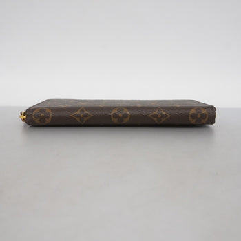 Louis Vuitton Monogram Portefeuille Clemence Long Wallet M60742 Brown Fuchsia