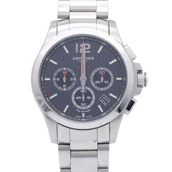 Longines Conquest V.H.P L3.717.4.66.6 Quartz Watch Ss Grey 1443Longines