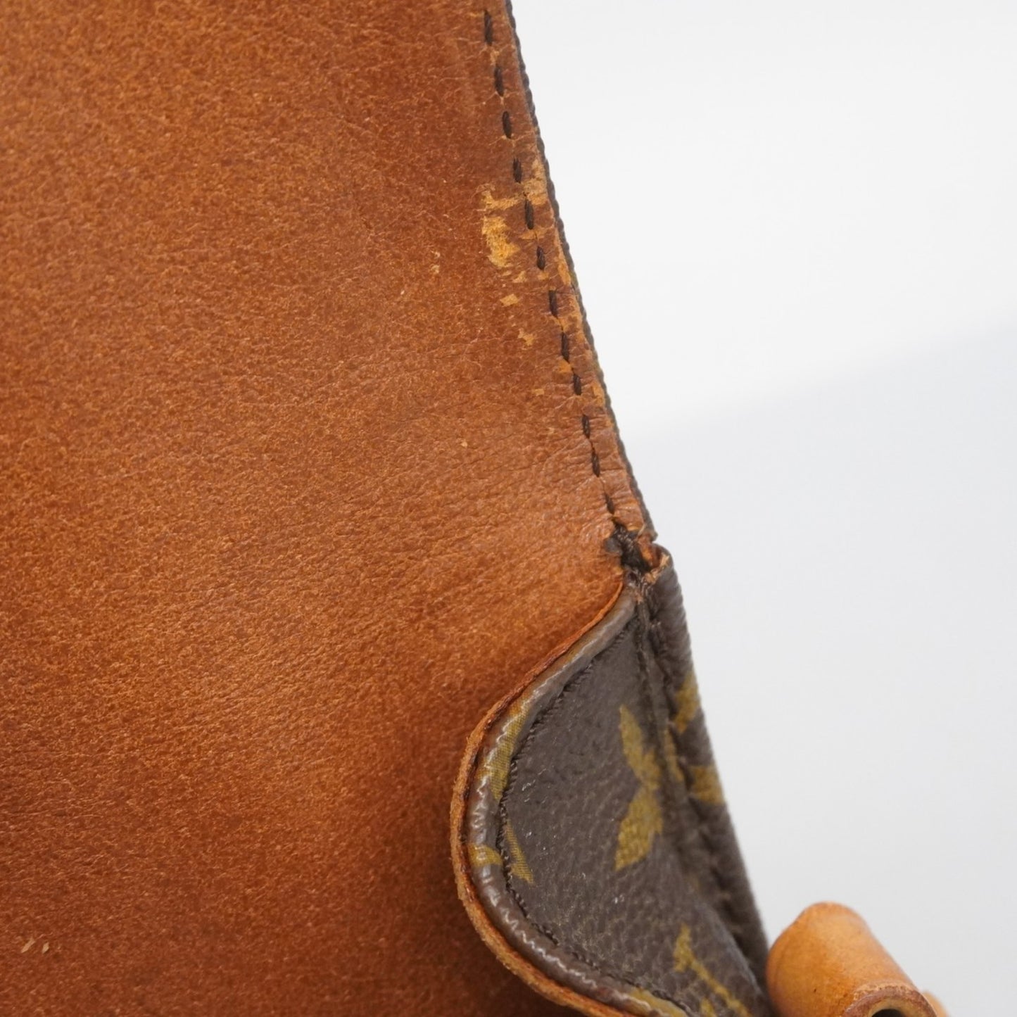 Louis Vuitton Monogram Mini Cartouchiere Shoulder Bag M51254 Brown