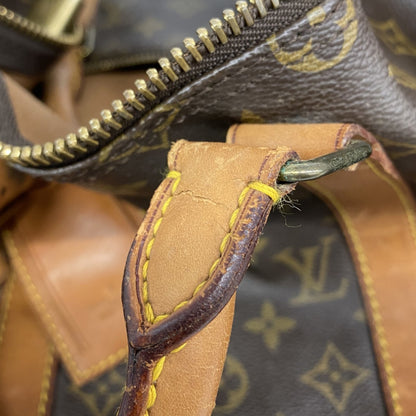 Louis Vuitton Monogram Keepall Bandouliere 50 Boston Bag M41416 Brown