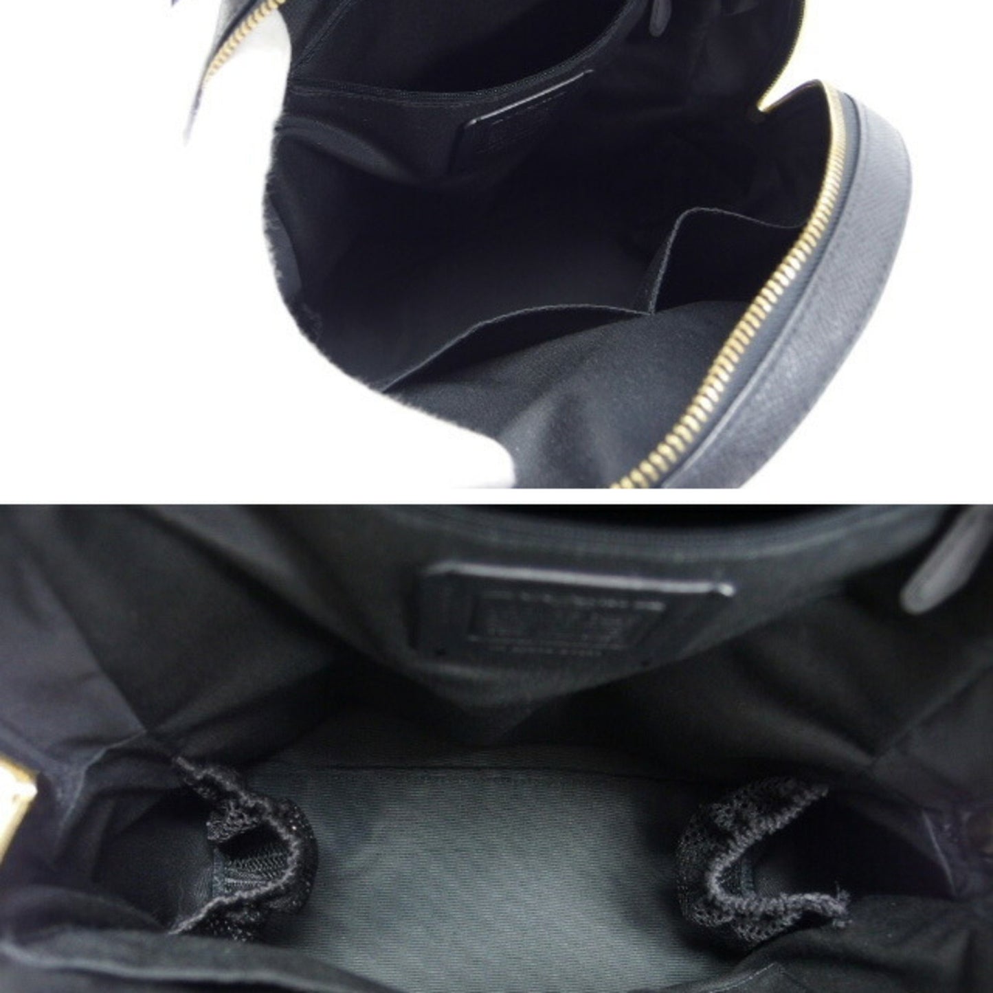 Coach Kenley Crossgrain Backpack Black