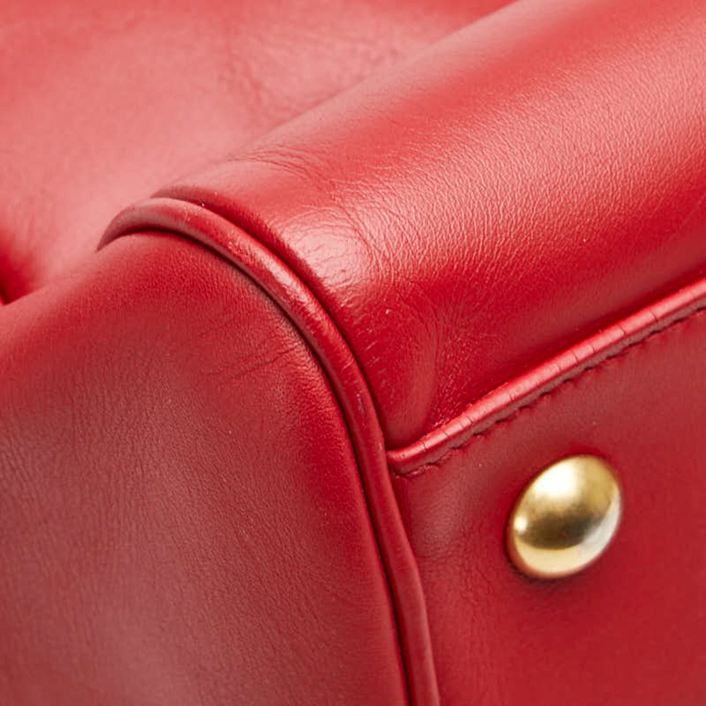 Saint Laurent Handbag Shoulder Bag Red Leather