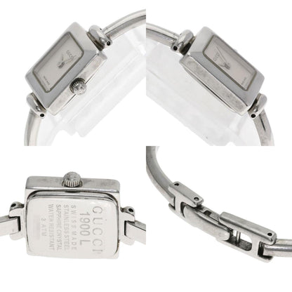 Gucci 1900L Square Face Watch Stainless Steel/Ss