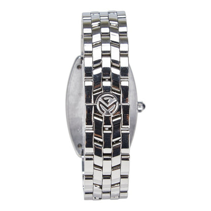 Franck Muller Tonneau Curvex Watch 1752B Quartz Black Dial Stainless Steel