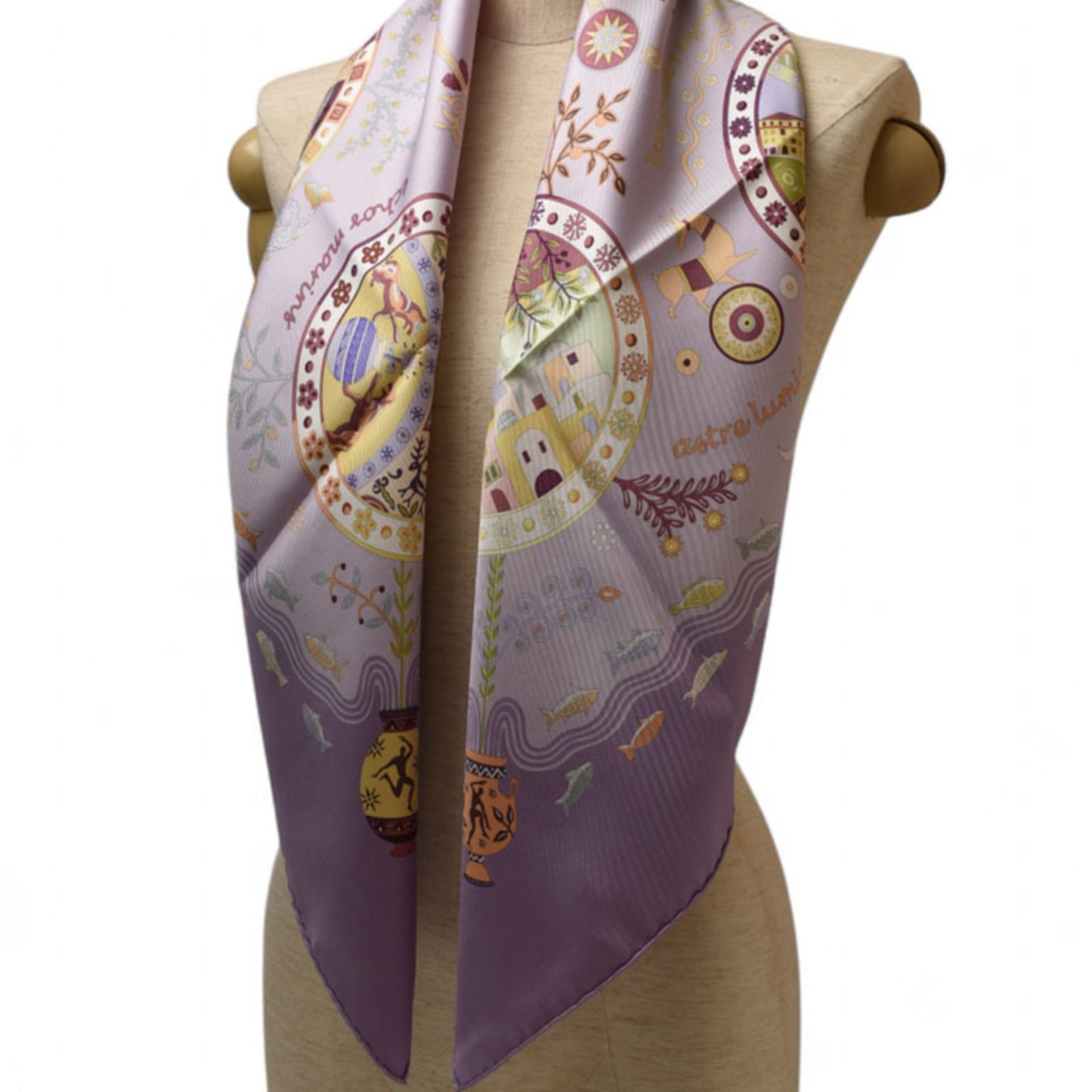 Hermes Unused Herms Carr 90 Scarf