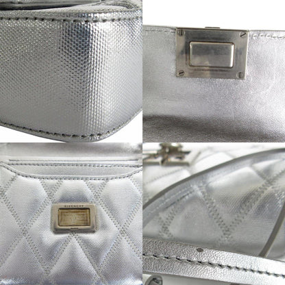 Givenchy Shoulder Bag Polyester Silver