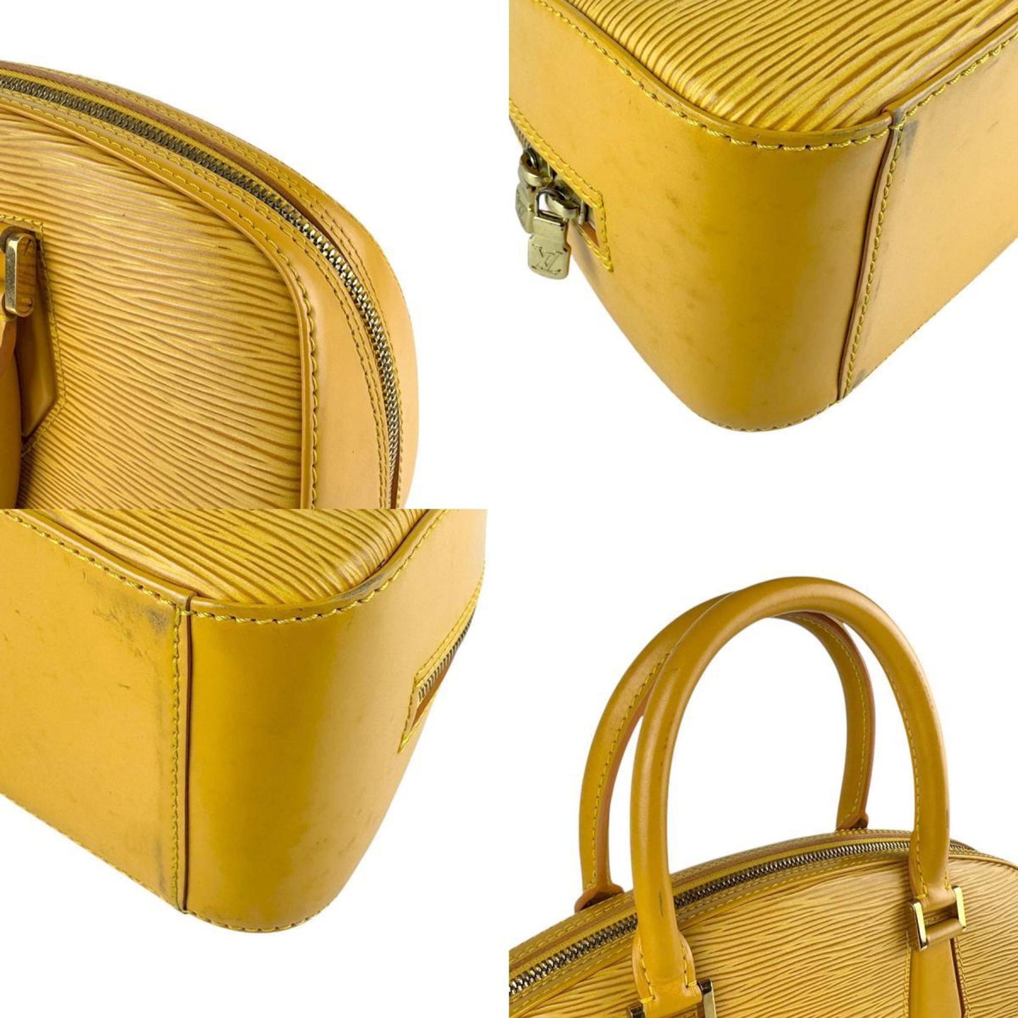 Louis Vuitton Epi Jasmine Handbag In Yellow Gold For Women