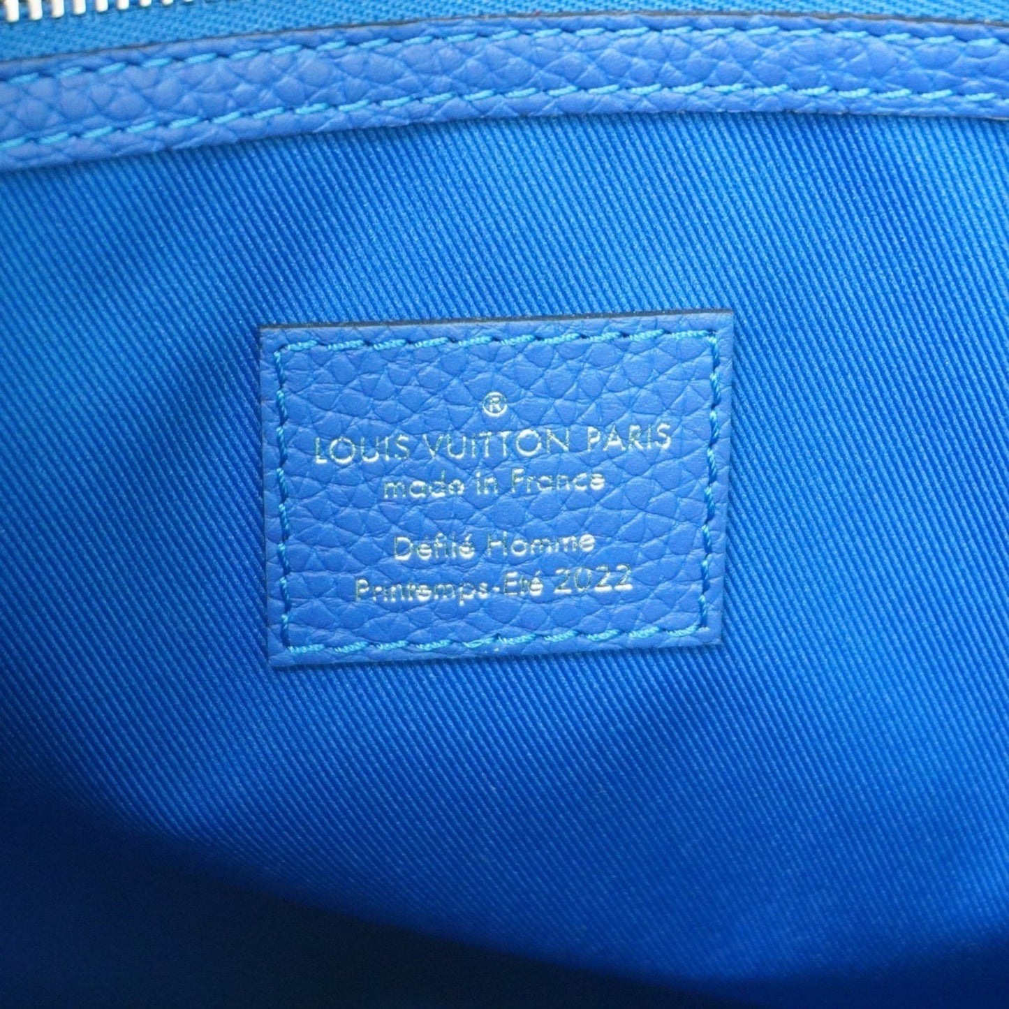 Louis Vuitton Monogram Illusion Keepall Tote Boston Bag M59688 Green Blue