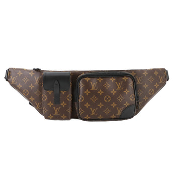 Louis Vuitton Louis Vuitton Monogram Macassar Christopher Bum Bag Body Waist Pouch Black M45337