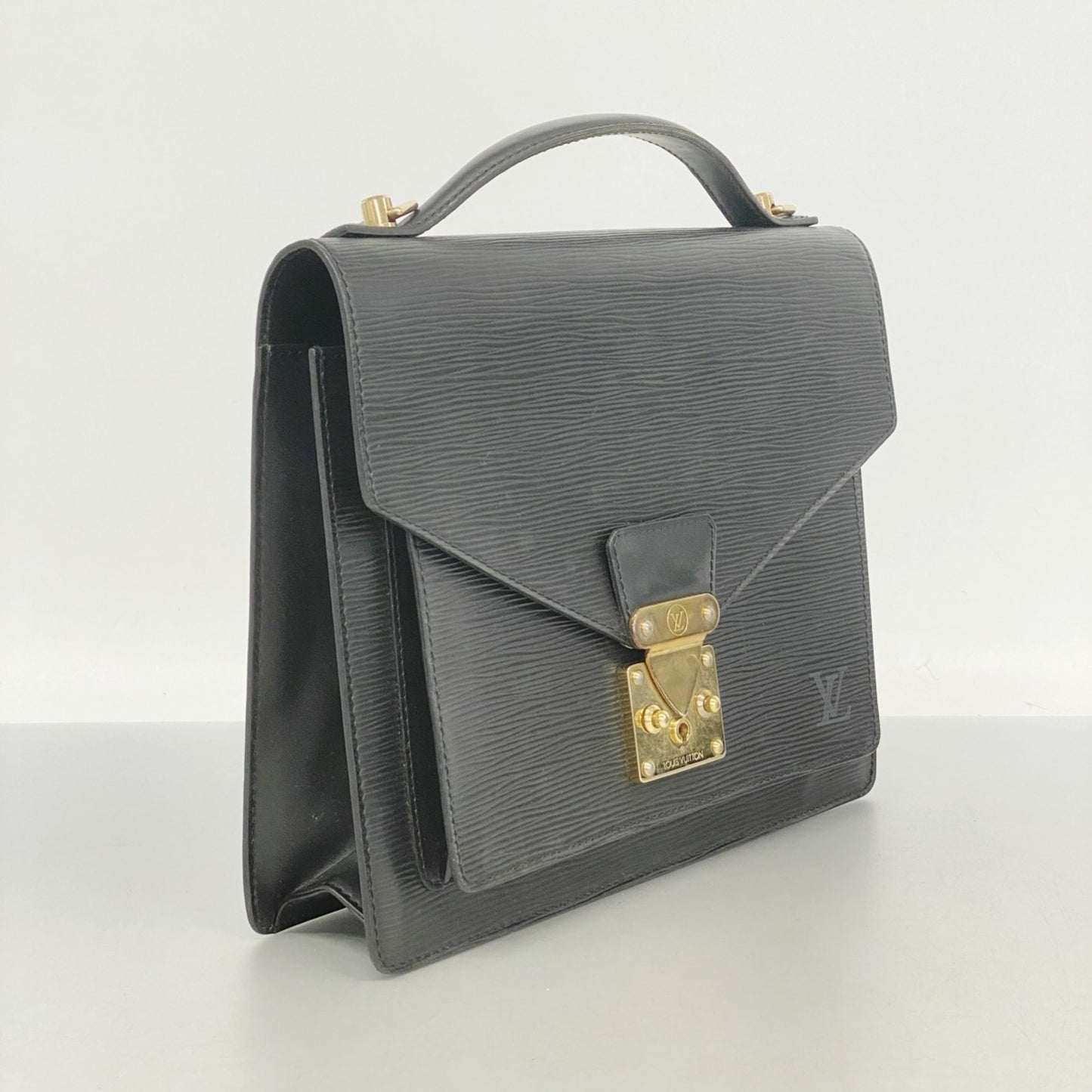 Louis Vuitton Epi Monceau 28 Handbag M52122 Noir 2-Way Bag