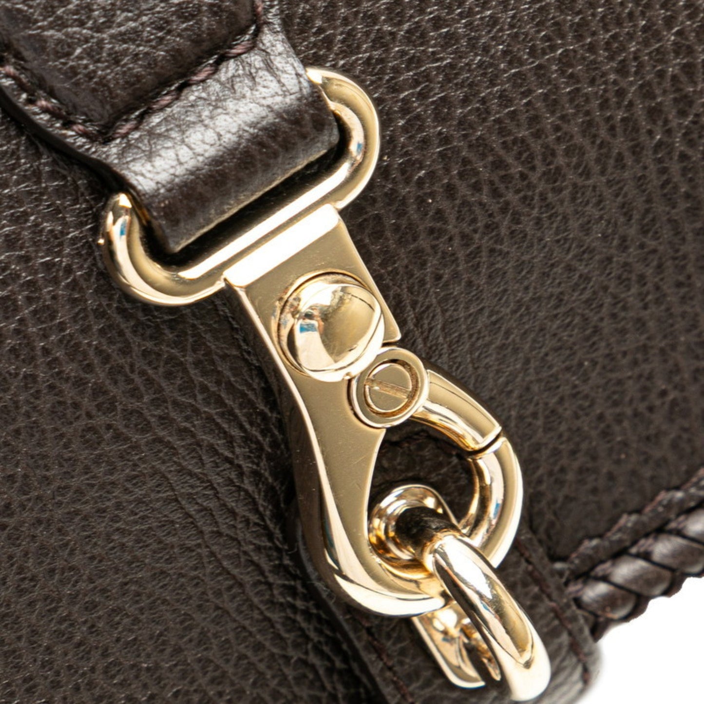 Gucci Marrakech Tassel Crossbody Shoulder Bag 336658 Brown Leather