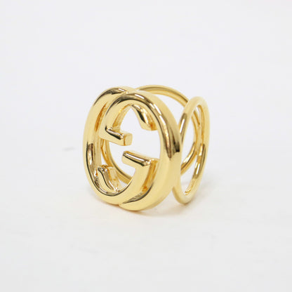Gucci Gucci Scarf Ring Gold Gg Clasp