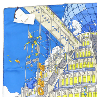 Like New Herms Carr 90 "The Legend Of The Winged Horse" La Legende Du Cheval A Plumes Twill