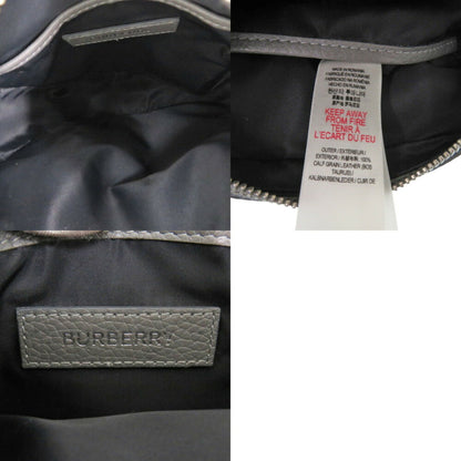 Burberry 8052890 Leather Grey Shoulder Bag 0844Burberry