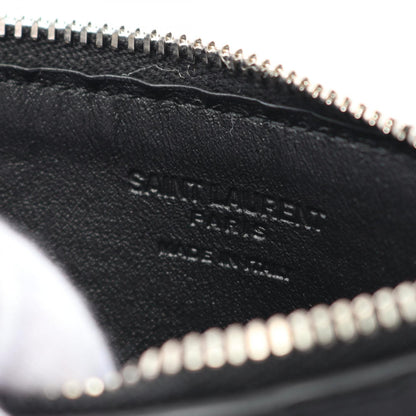 Saint Laurent Fragment Zip Pouch Wallet/Coin Case Wallet Leather
