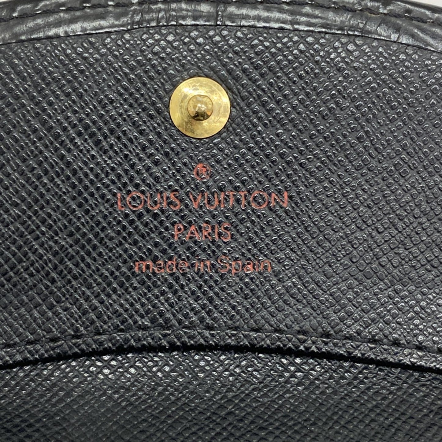 Louis Vuitton Epi Wallet/Coin Case Porte Monnaie Sample M63412 Noir