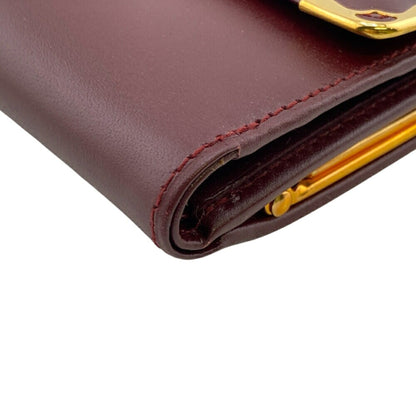 Cartier Bordeaux Compact Wallet