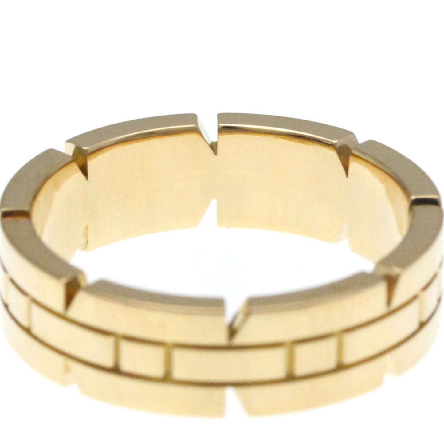 Cartier Tank Franaise Ring Pink Gold (18K) Fashion No Stone Band Ring Pink Gold