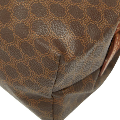 Celine Macadam Pouch Brown Leather