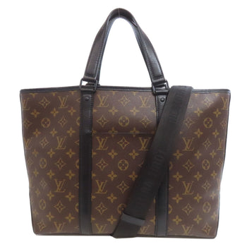 Louis Vuitton M45734 Macassar Weekend Tote Bag In Monogram Canvas