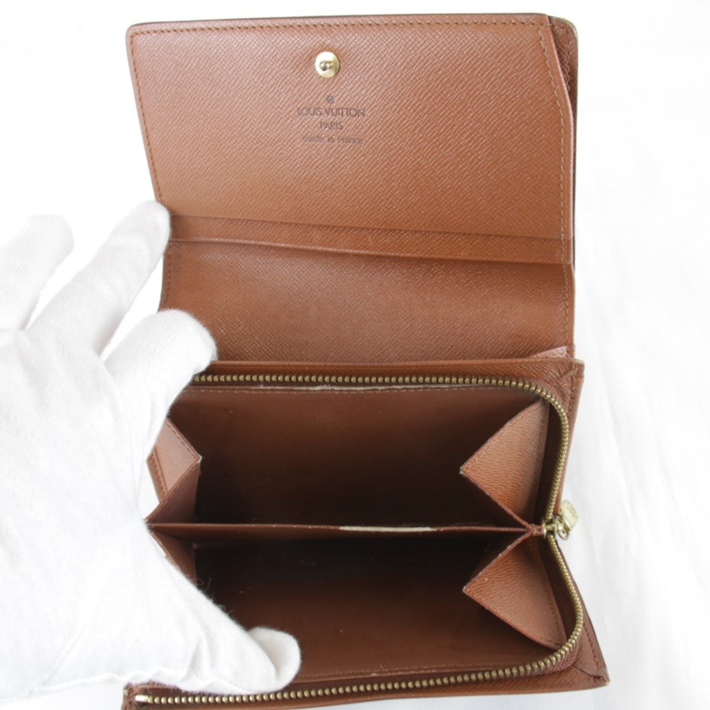 Louis Vuitton Louis Vuitton Porte Monnaie-Vieux-Trsor M61730 Bifold Wallet Monogram Canvas