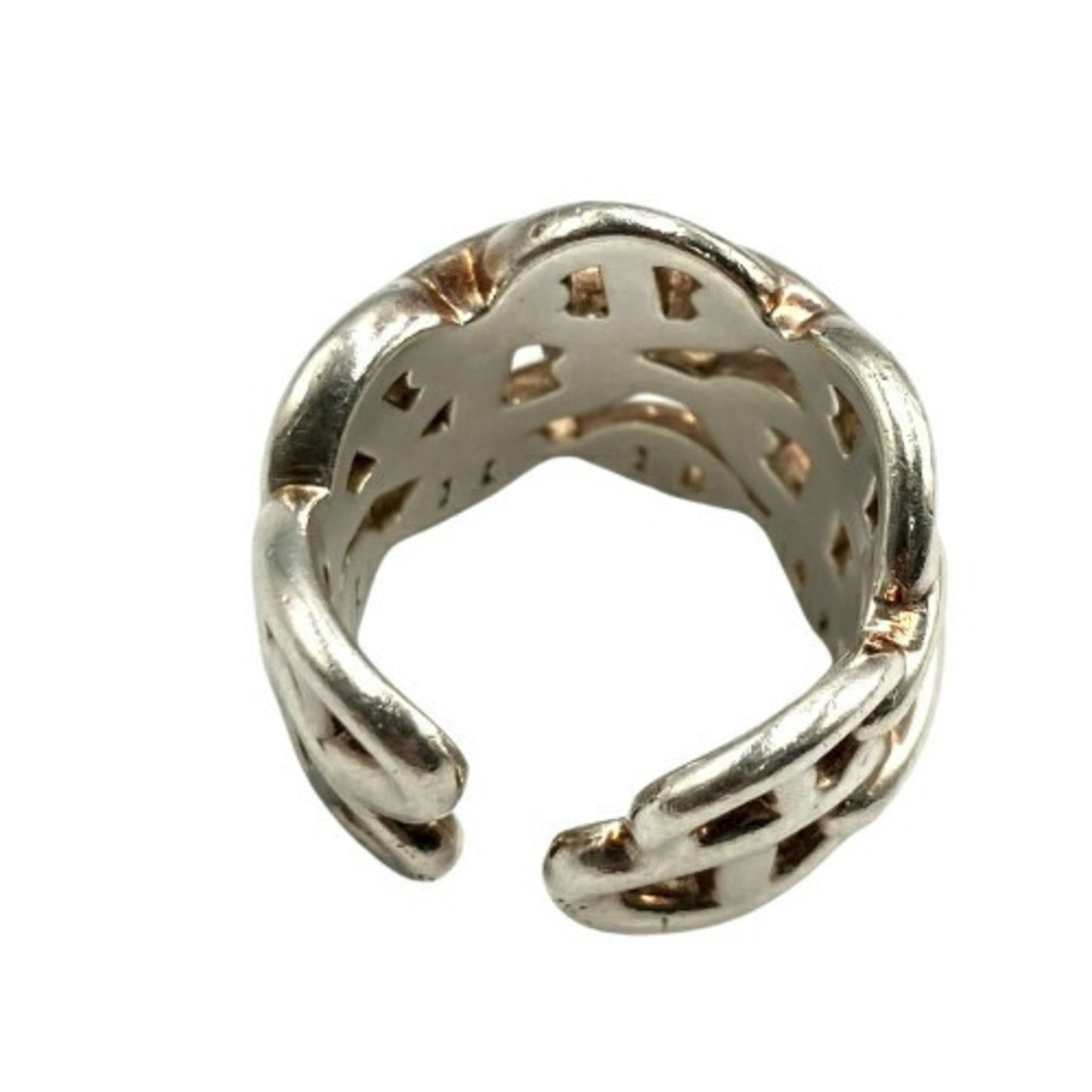 Hermes Hermes Chaine D'Ancre Anchaine Gm Ring Ag925 Size 55 Silver