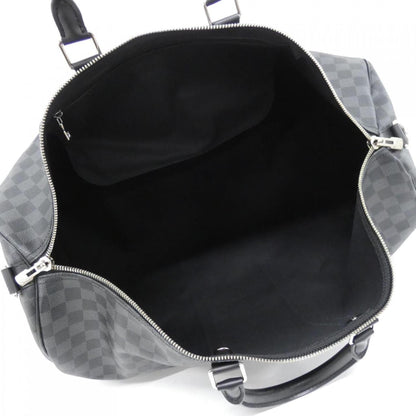 Louis Vuitton Damier Graphite Keepall Bandouliere 55Cm N41413 Boston Bag