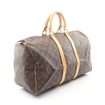 Leather - Louis Vuitton Boston Bag Coated Canvas