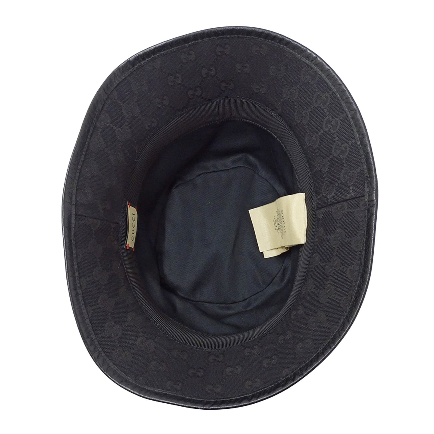 Gucci Petit Marmont Bucket Hat In Gg Canvas (Black