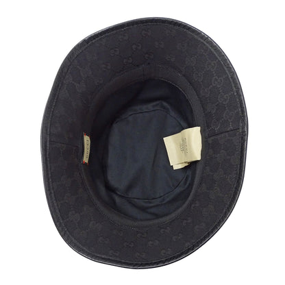 Gucci Petit Marmont Bucket Hat In Gg Canvas (Black