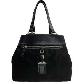Prada Prada Logo Hardware Leather Genuine Mini Tote Bag Handbag Semi-Shoulder Brown 34699