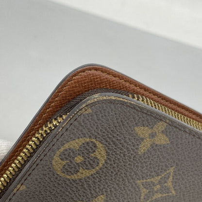 Louis Vuitton Monogram Porte Monne Zip Long Wallet M61727 Brown
