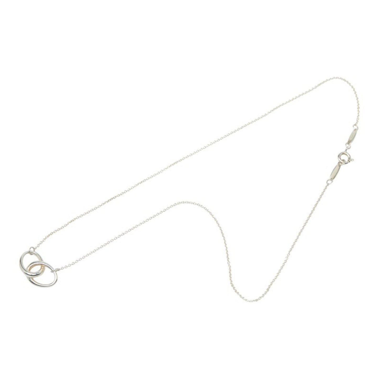 Tiffany & Co. Double Loop Necklace In 925 Sterling Silver