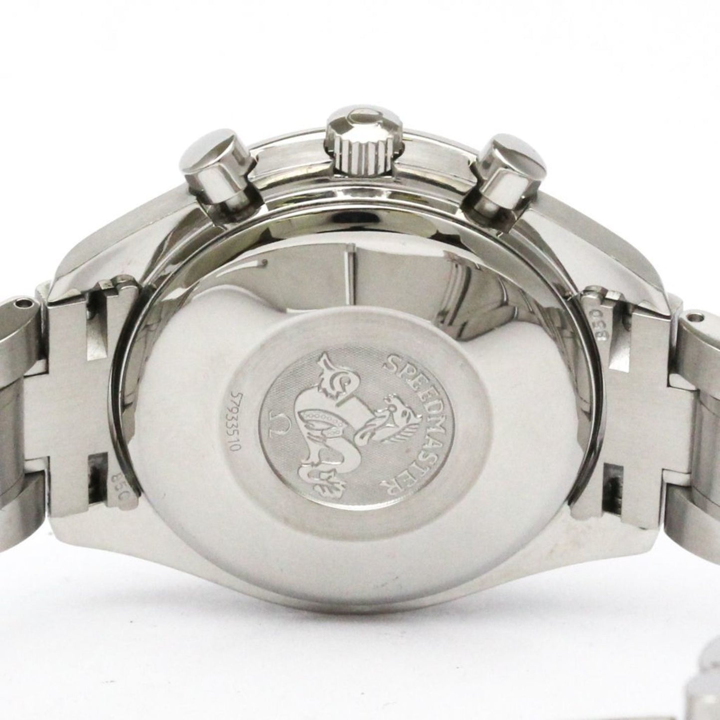 Omega Speedmaster Triple Date Steel Automatic Watch 3523.30 Polished