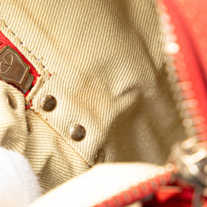 Valentino Rockstud Backpack Red Leather