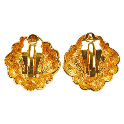 Chanel Pearl Earrings Gold Plated