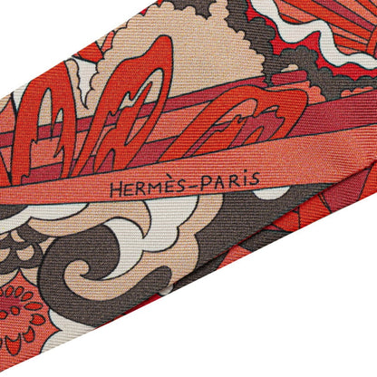 Herms Twilly "Les Flots Du Cheval" Horse Award Scarf