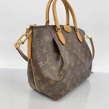 Louis Vuitton Monogram Turen Pm Handbag M48813 Brown 2-Way Bag