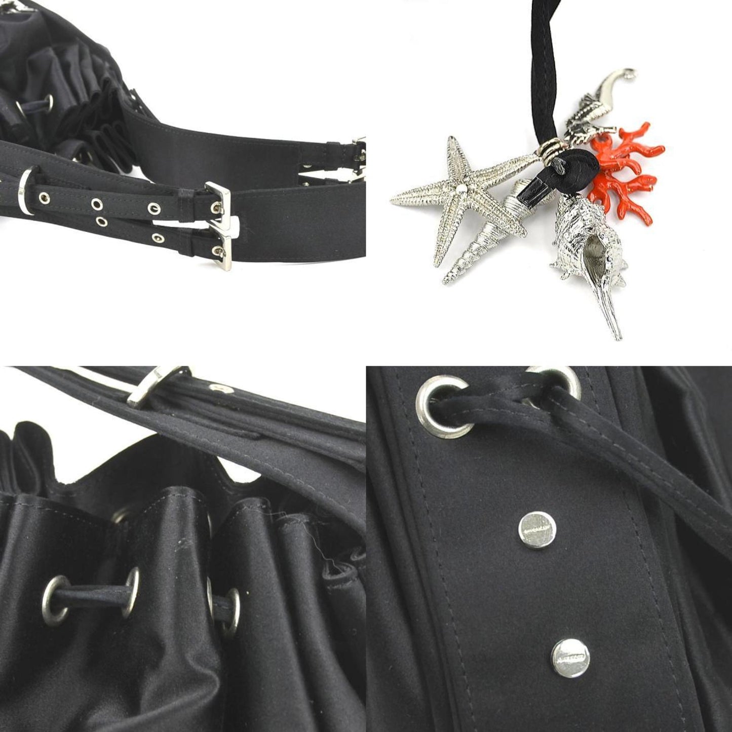 Givenchy Shoulder Bag In Black Satin