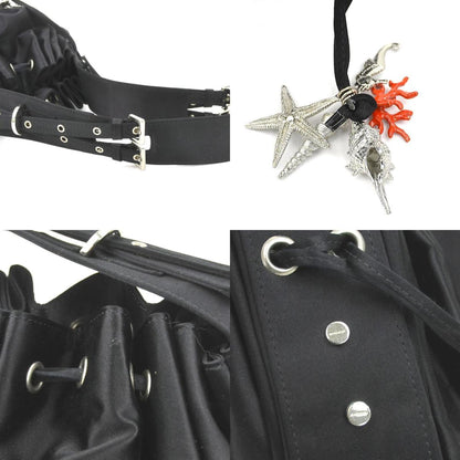 Givenchy Shoulder Bag In Black Satin