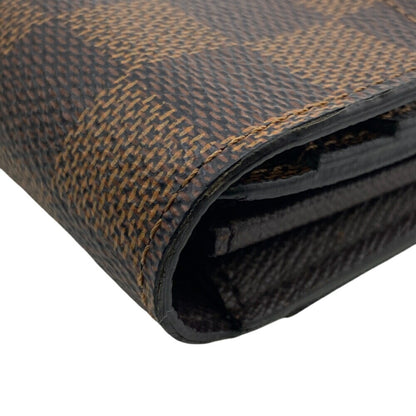 Louis Vuitton N63209 Portefeuille Sarah Damier Long Wallet Brown