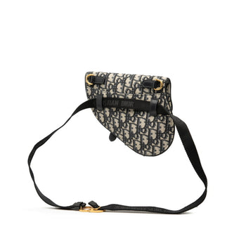 Christian Dior Dior Oblique Saddle Body Bag/Waist Bag In Navy
