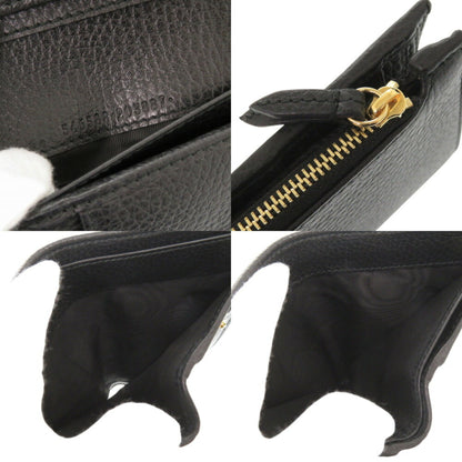 Gucci Gg Marmont Double G 546588 Leather Black Bifold Wallet 0069Gucci