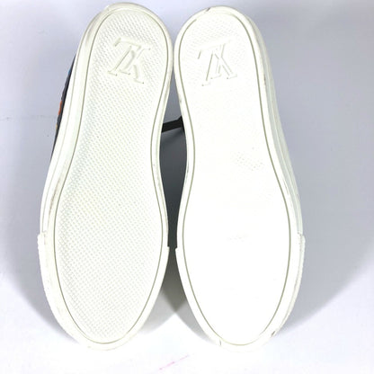 Louis Vuitton Rainbow Stellar Line High-Top Sneakers Cl0149 In Black Leather