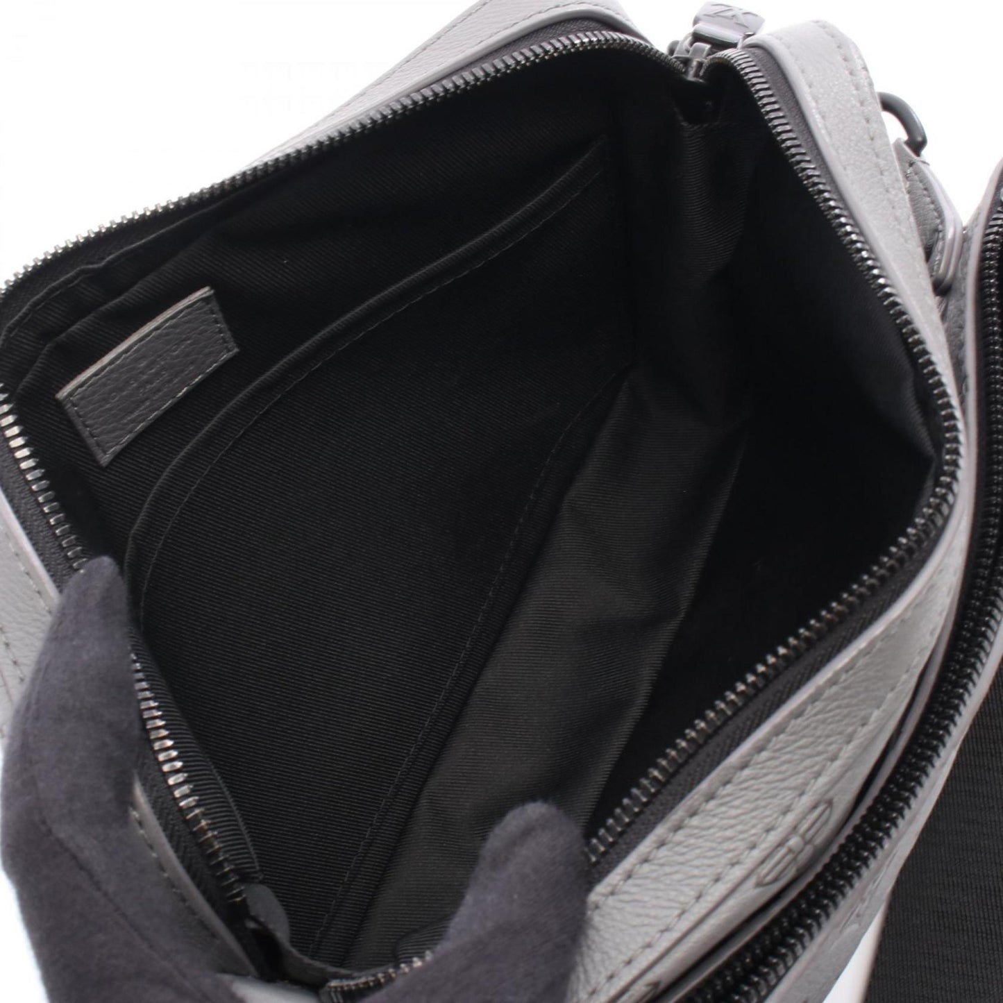 Louis Vuitton Trio Messenger Shoulder Bag In Monogram Shadow Leather